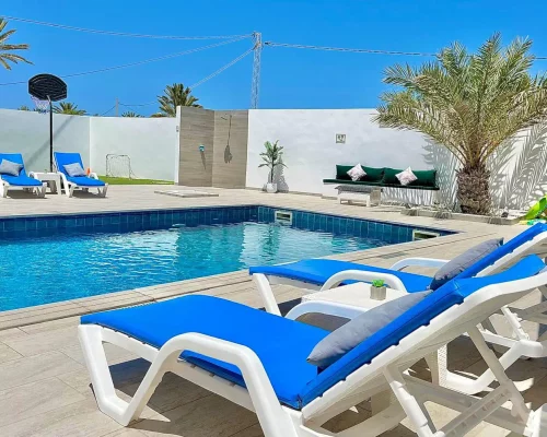 Louez une villa àDjerba avec piscine privée sans vis-à-vis